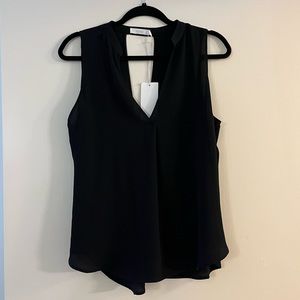 Lush - black tank with key hole front and back